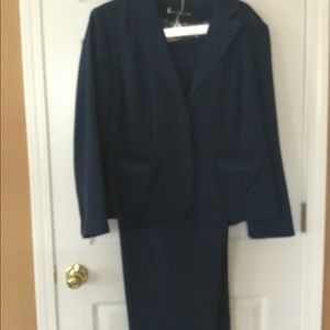 Blue Pantsuit by Rena Rowan